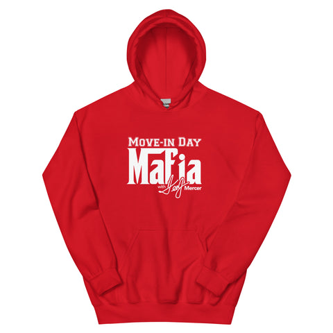 Move-In Day Mafia Unisex Hoodie (Red/White)